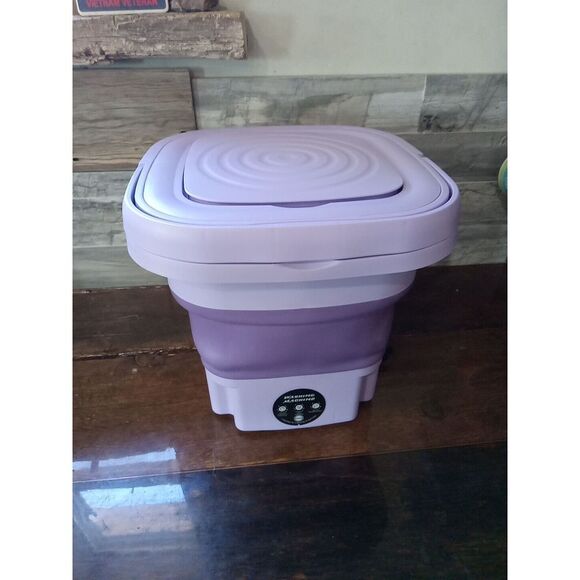 Mini Washing Machine 8L Folding Portable Sterilization Drying Laundry Machine - Picture 1 of 11